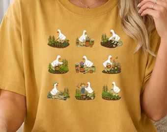 Silly Goose Gardener Tee | Cute Gardening Gift for Women | Plant Lover Top