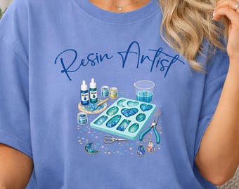 Resin Artist Crafter Graphic Tee | Epoxy Jewelry Maker Gift