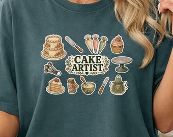 Cake Decorator Graphic Tee | Cake Artist Top