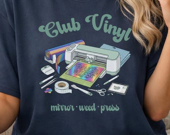 HTV Cricut Maker Crafter Graphic Tee | Craft Room Gift