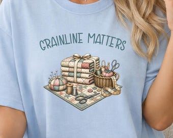 Grainline Matters Graphic Quilter Shirt