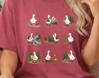 Silly Goose Hiker Tee | Cute Outdoor Adventure Shirt