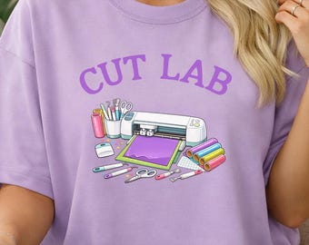 Cricut Cut Lab Graphic Tee | Vinyl Crafter Maker Gift