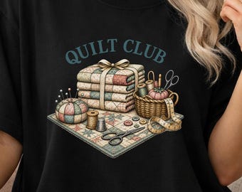 Quilt Club Quilter Graphic Tee