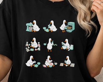 Silly Goose Cookie Decorator Tee | Cute Sugar Cookie Royal Icing Baker Top