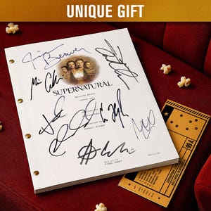 Supernatural signed script - Etsy 日本