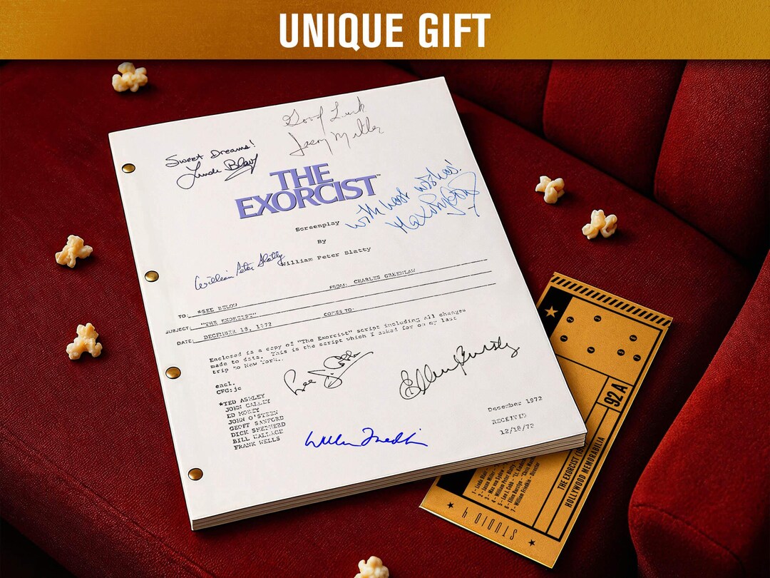 The Exorcist (1973) MOVIE SCRIPT | Classic Poltergeist Horror ...