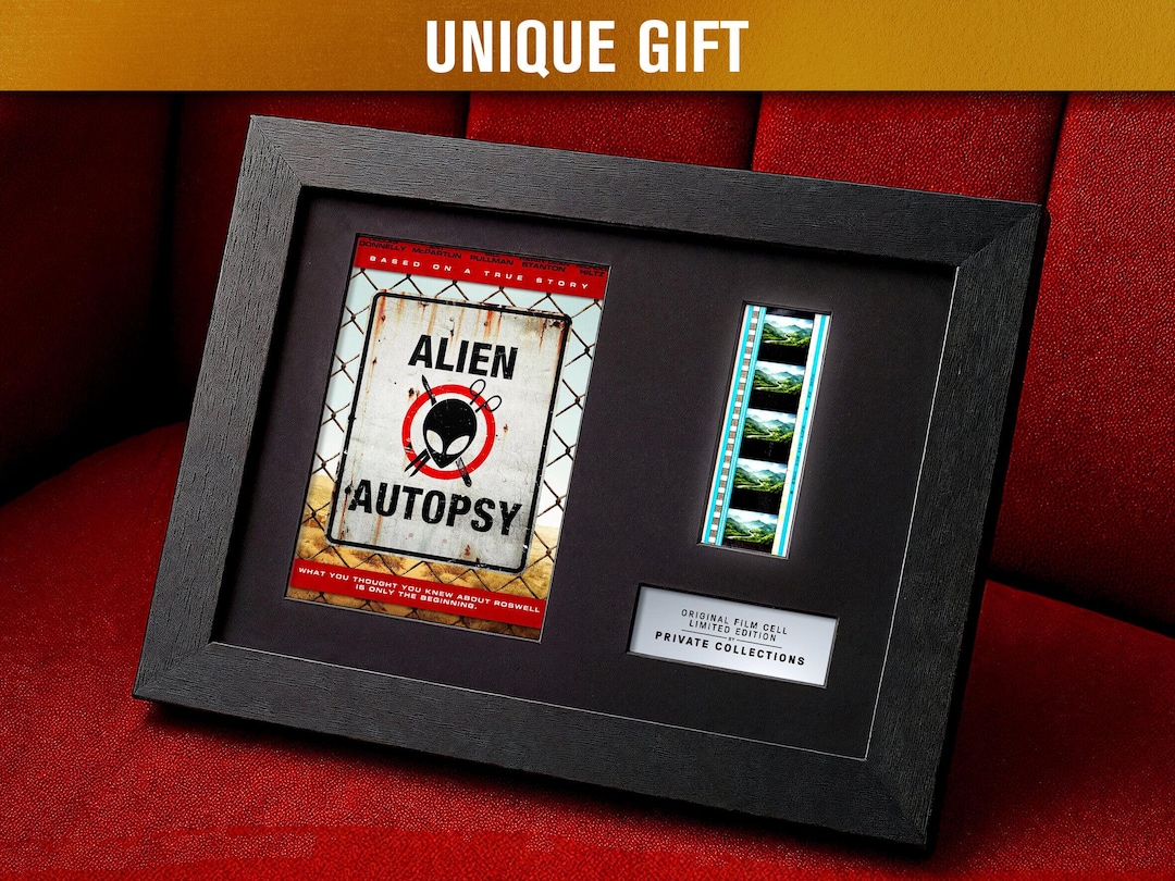 ALIEN AUTOPSY (2006) Authentic 35mm Film Cells | LED Frame & Mat Board ...