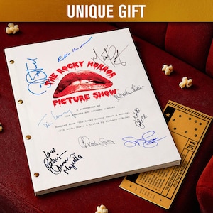 The Rocky Horror Picture Show (1975) MOVIE SCRIPT | Musical Comedy Horror Replica | Film Lover Gift | Cinema Decor & Movie Memorabilia