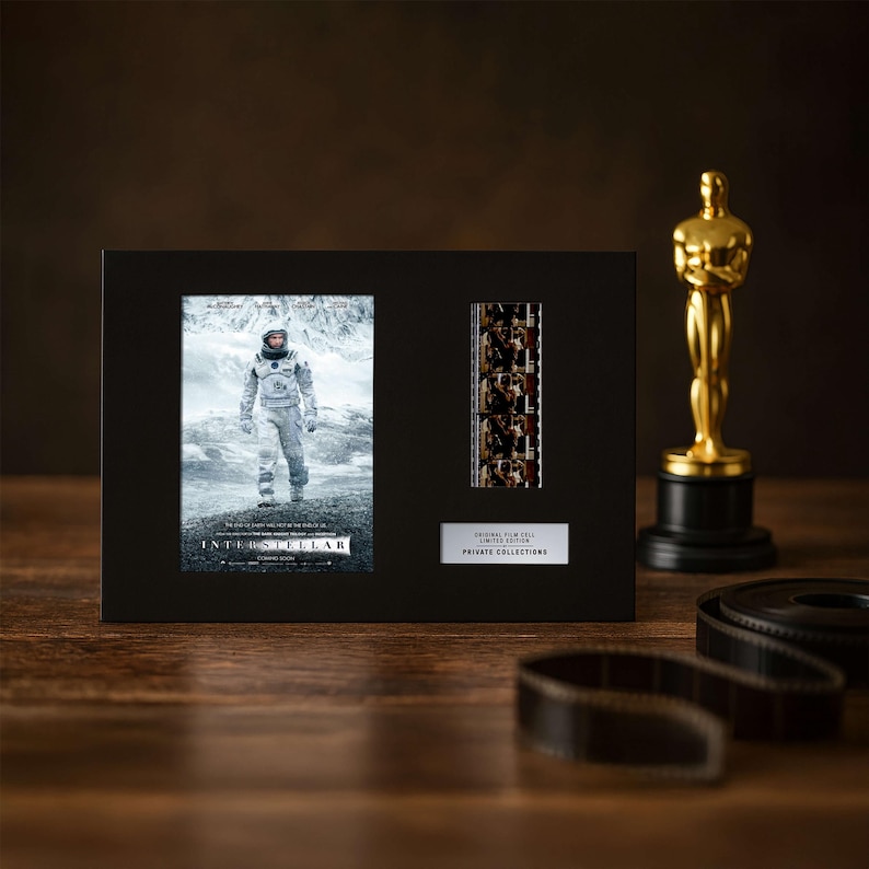 INTERSTELLAR (2014) Rare authentic 35mm Film Cells | LED Frame & Mat Board Options | Epic Sci-Fi Movie Memorabilia | Unique Wall Art Gift image 7