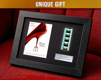 The DEVIL WEARS PRADA (2006) Authentic 35mm Film Cells | Led Frame & Mat Board | Comedy Drama Movie Memorabilia | Unique Wall Art Fan Gift