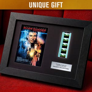 BLADE RUNNER (1982) Authentic 35mm Film Cells | LED Frame & Mat Board Options | Cult Sci-Fi Movie Memorabilia | Cinema Wall Art Gift