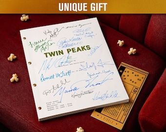 Twin Peaks (1989) SCÉNARIO TV | Réplique du scénario du pilote d'horreur et mystère | Cadeau pour fan de séries télévisées | Souvenirs de séries télévisées et décoration de chambre