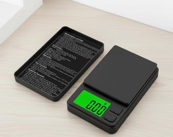 High Precision Digital Pocket Scale 0.01g – 500g / 1000g Mini Gram Scale with LCD Display