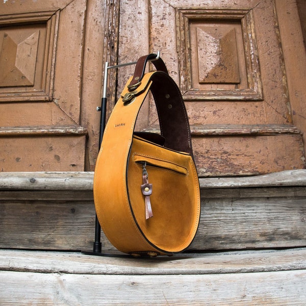 Camel color leather bag women tote ladybuq handmade handbag original purse crossbody evening bag top handle hobo boho everyday office bag