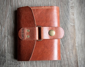 Multifunctional handmade leather Wallet, Unisex Accessories, Personalized Coin Pocket Lots of Compartments Unique Double Color Wallet