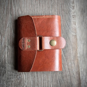 Cartera de cuero multifuncional hecha a mano, accesorios unisex, monedero personalizado, muchos compartimentos, cartera única de doble color.