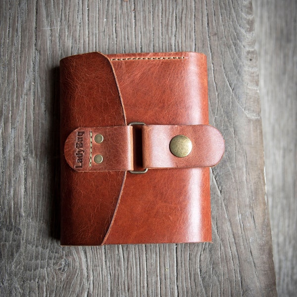 Multifunktionale handgefertigte Lederbrieftasche, Unisex-Accessoires, personalisierte Münztasche Viele Fächer Einzigartige zweifarbige Brieftasche