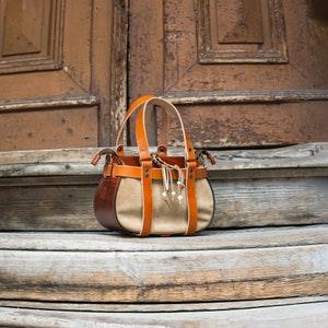Boho bag luxury handmade leather purse crossbody leather handbag leather women tote image 7