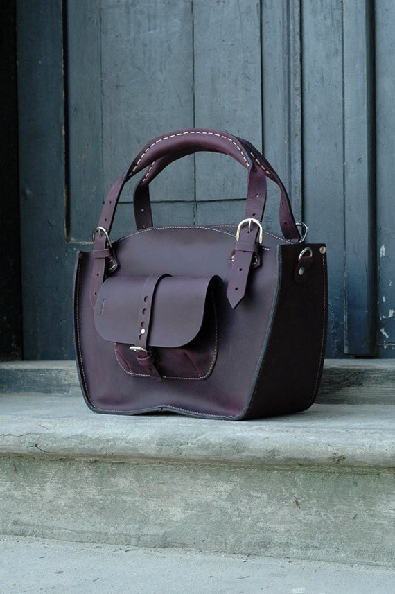 Woman Leather Bag Lady Anne Tesoro Mini Plum – Ankobags