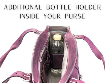 Additional bottle holder inside your purse - add to your order