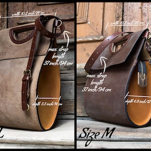 Brown unique tote stunning office bag to work and school unique vintage style purse well made full grain leather handbag handmade LadybuQ01q image 5