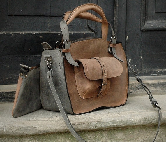 Vintage Genuine Leather Tote Bag Handbag Shopper Purse Shoulder Bag for  Women Office Laptop Bag