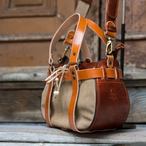 Boho bag luxury handmade leather purse crossbody leather handbag leather women tote image 4