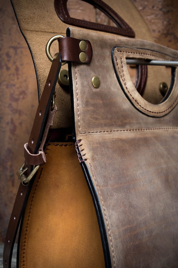 Women Vintage Rich Genuine Brown Bag Leather Tote Shoulder
