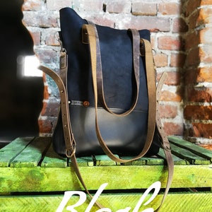 Leather Tote Bag Hobo Handbag Tote Handmade Leather Goods Ladybuq Art ...