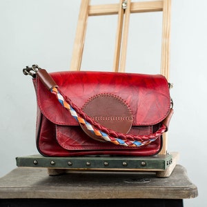 Sac à main unique pour femme, fait main, sac à main en cuir, sac à main à bandoulière, sac à main fashion, sac ladybuq, cadeau pour elle
