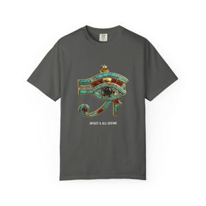 Eye of Horus Amulet T-Shirt, Ancient Egypt Art, Intact & All-Seeing (Printed to Order) image 9