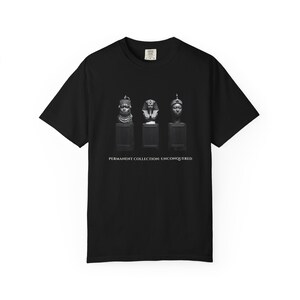 African Art T-Shirt, Benin Egypt Ife Museum Line-Up, Bronze & Nile Collection (Garment-Dyed) image 8