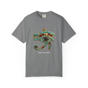Eye of Horus Amulet T-Shirt, Ancient Egypt Art, Intact & All-Seeing (Printed to Order) image 7