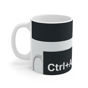 Ctrl+Alt+Defeat Coffee Mug | Funny Programmer Gift | Developer Humor