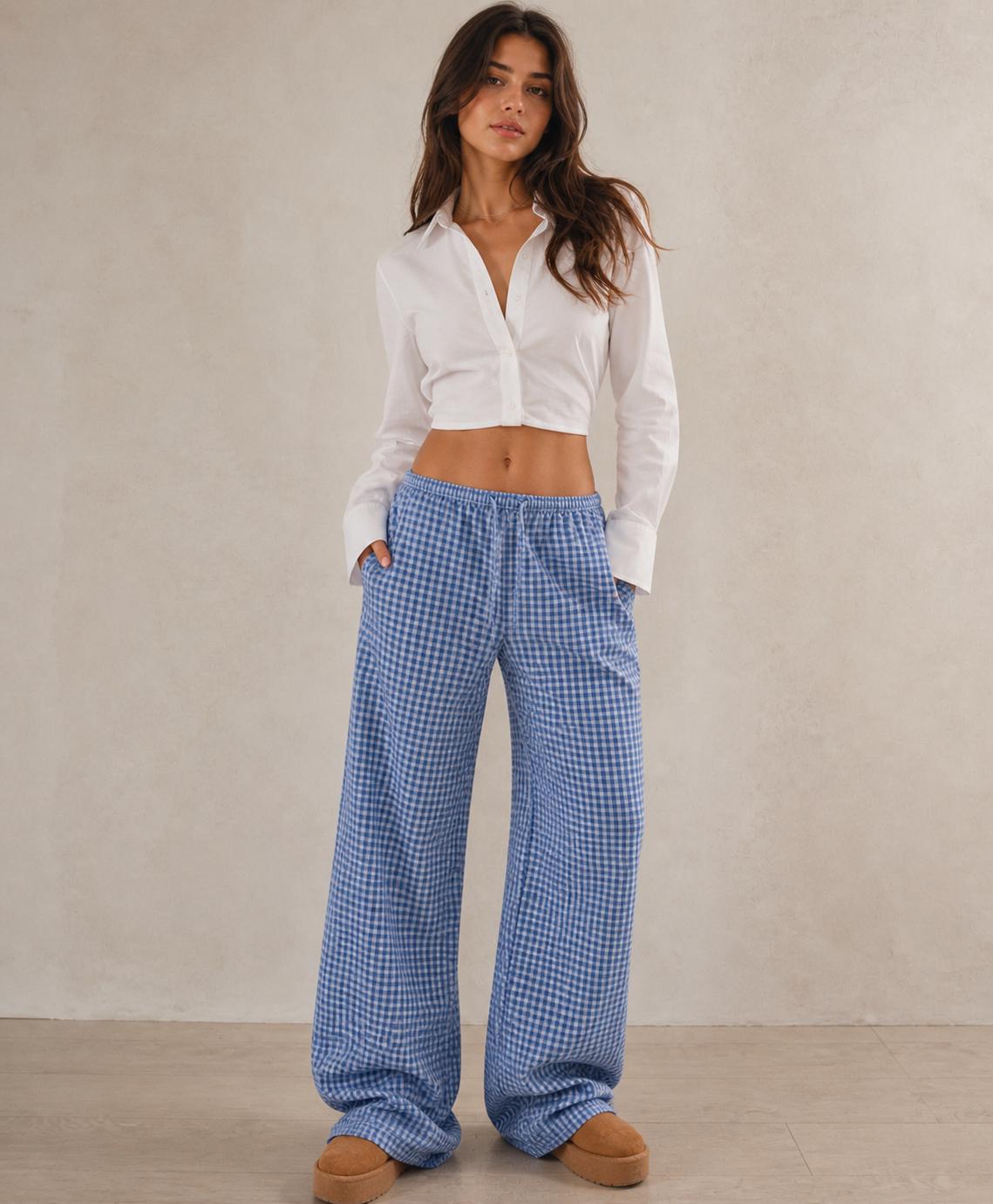 Wide Leg Pants Sewing Pattern for Women (XS-XXXL), Pants Pattern, Women ...