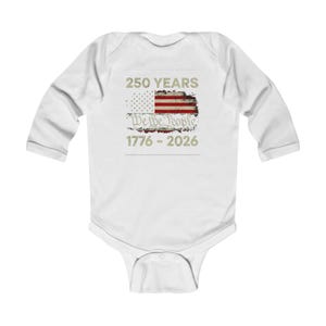 250 Years We the People 1776-2026 Bodysuit | American Flag Centennial