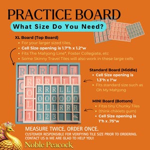 Mini Tiles Mahjong Practice Board | For Tiny Travel Tiles image 17