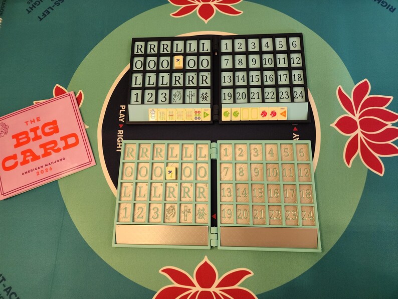 Mini Tiles Anywhere Board | For Tiny Travel Tiles| Mahjong Travel image 4