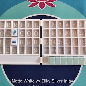 Tablero XL Anywhere / Fichas grandes de Mahjong americano / Solo / Tablero de solitario / Estante incorporado / imagen 11