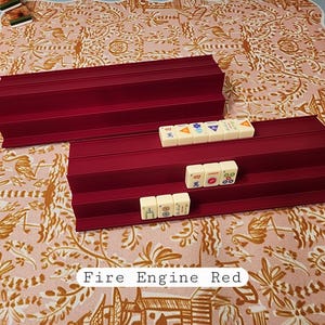 Mini Tiles Double-Handed Rack Set | Travel Racks | Portable Mahjong image 6
