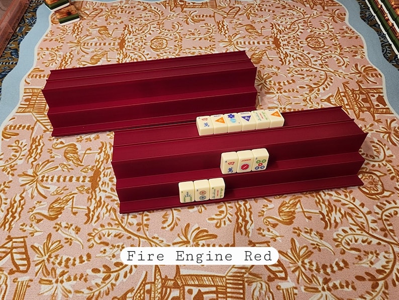 Mini Tiles Double-Handed Rack Set | Travel Racks | Portable Mahjong image 6
