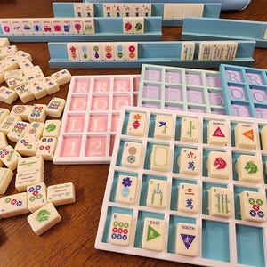 Mini Tiles Mahjong Practice Board | For Tiny Travel Tiles image 15