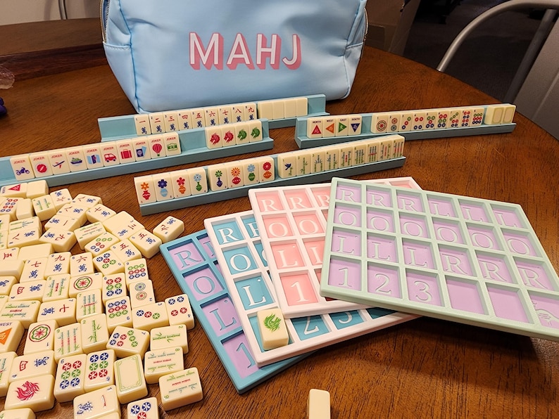 Mini Tiles Mahjong Practice Board | For Tiny Travel Tiles image 14