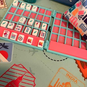 Mini Tiles Anywhere Board | For Tiny Travel Tiles| Mahjong Travel image 6