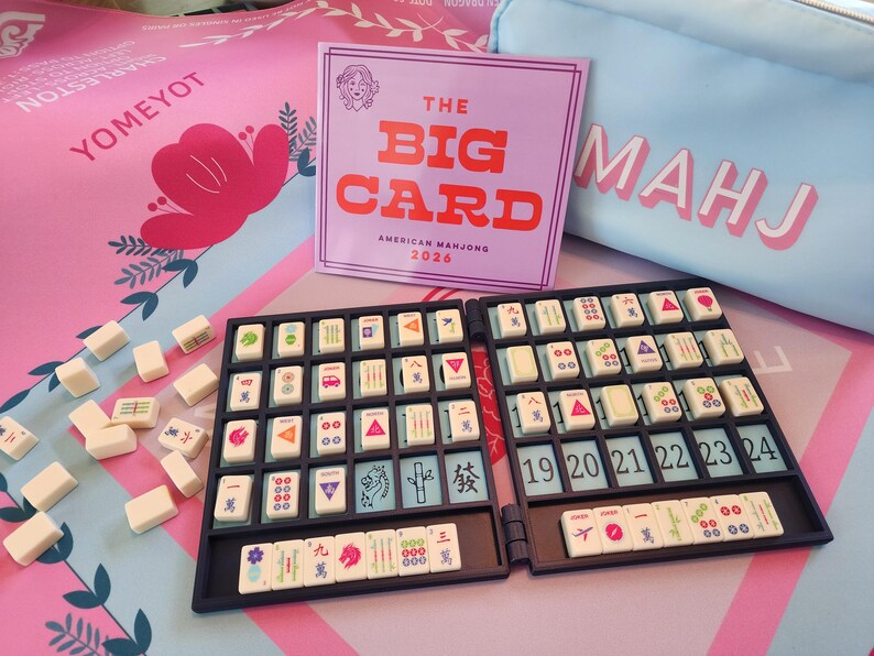 Mini Tiles Anywhere Board | For Tiny Travel Tiles| Mahjong Travel image 8