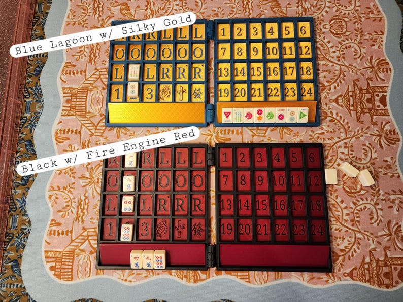 Mini Tiles Anywhere Board | For Tiny Travel Tiles| Mahjong Travel image 5