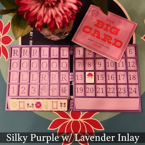 Tablero XL Anywhere / Fichas grandes de Mahjong americano / Solo / Tablero de solitario / Estante incorporado / imagen 14