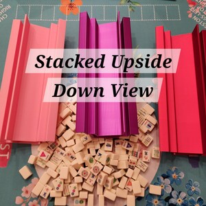 Mini Tiles Double-Handed Rack Set | Travel Racks | Portable Mahjong image 19