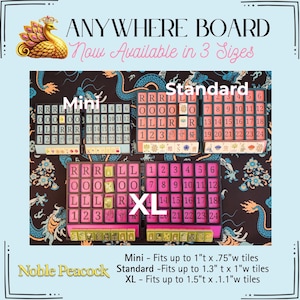 Mini Tiles Anywhere Board | For Tiny Travel Tiles| Mahjong Travel image 16